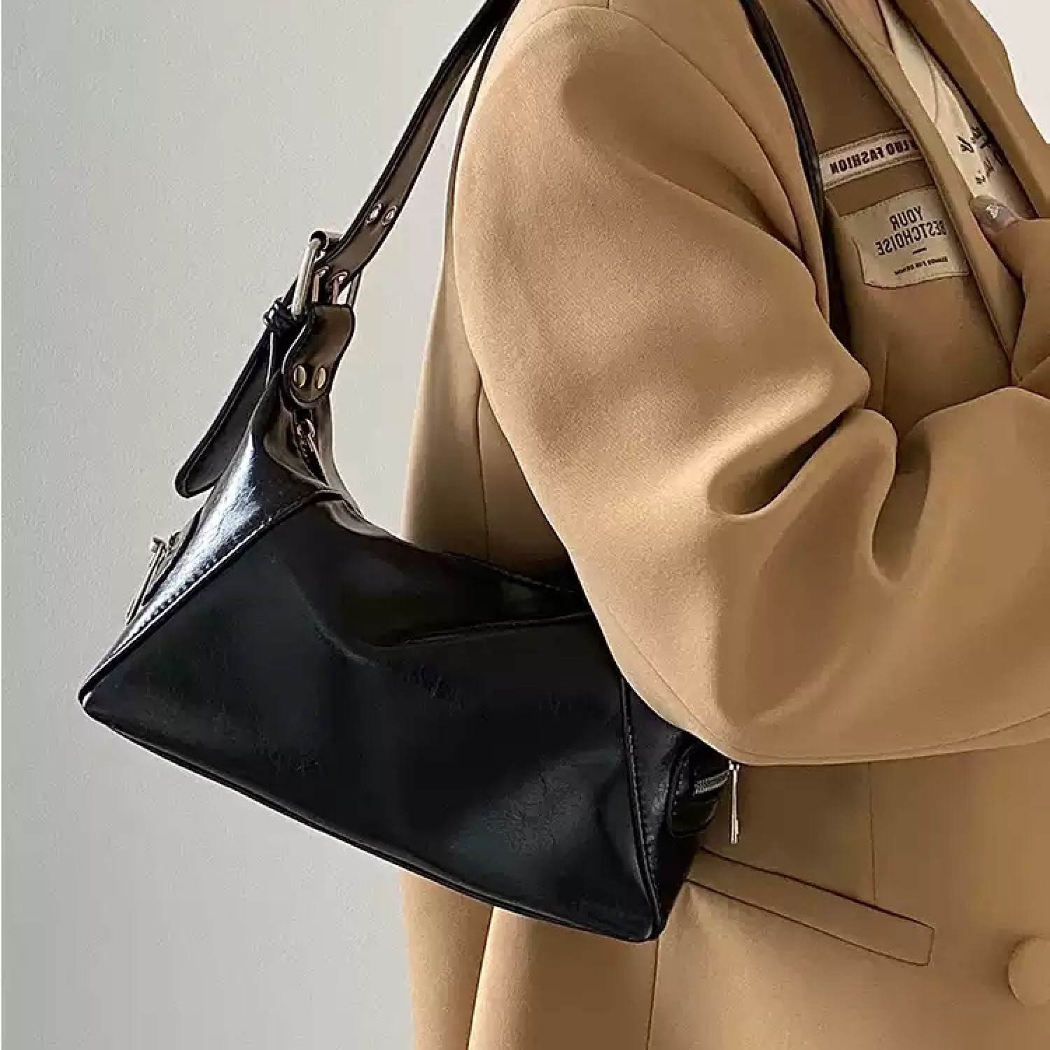 Versatile Vintage Motorcycle Underarm Bag BG0002