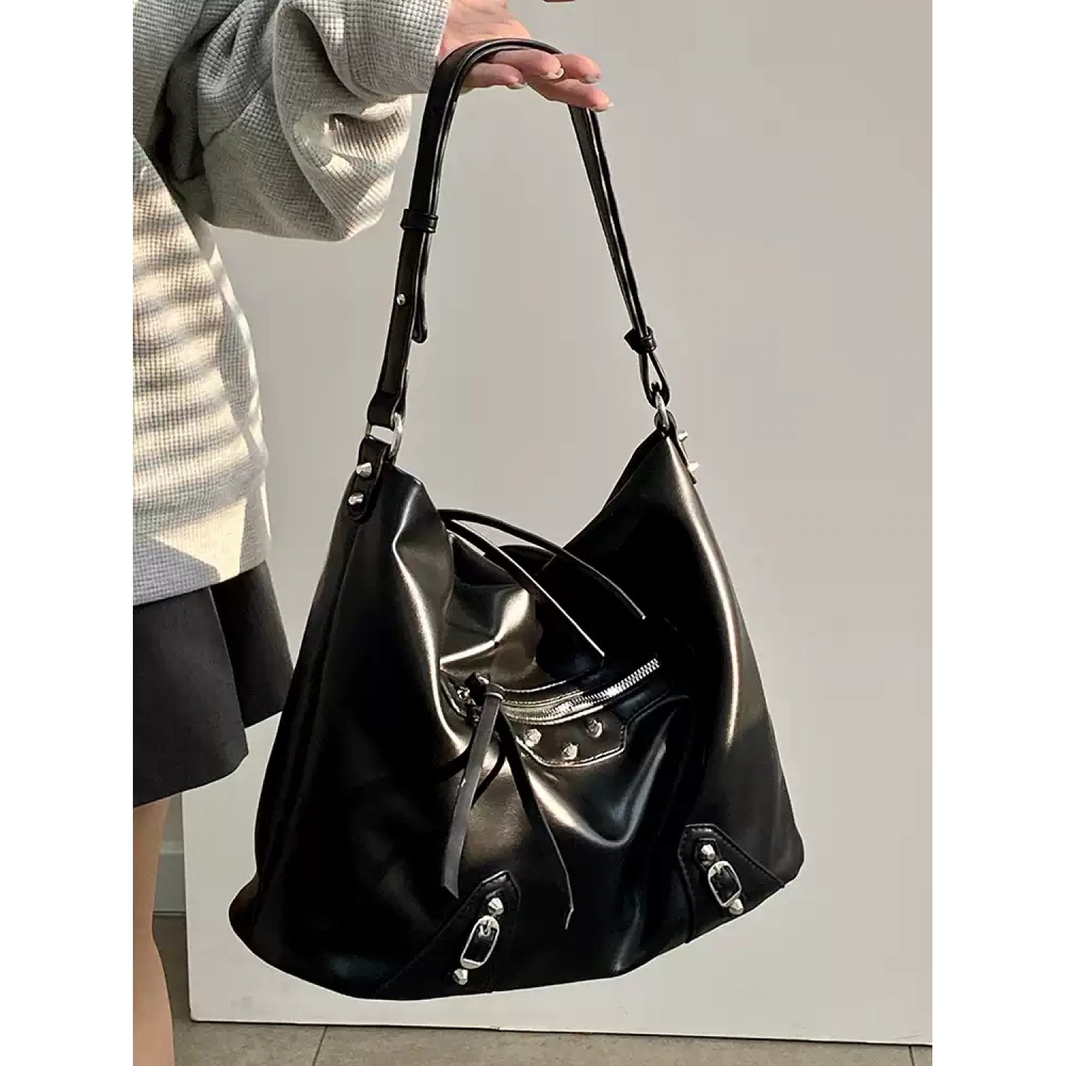 Large Capacity Tote Bag Commuter Shoulder Crossbody Bag BG0007