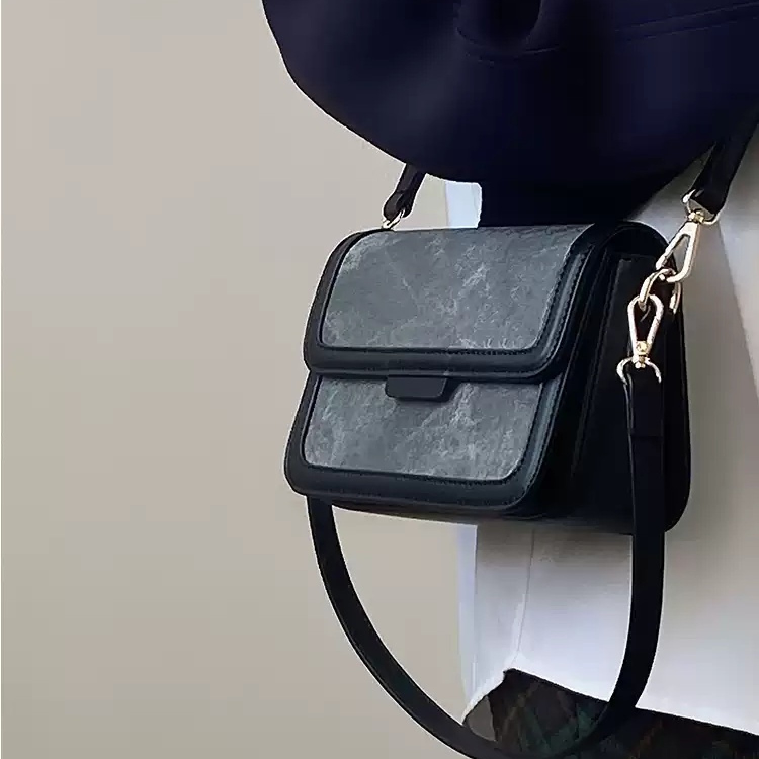 Vintage Color-Block Versatile Shoulder Crossbody Small Bag BG0008