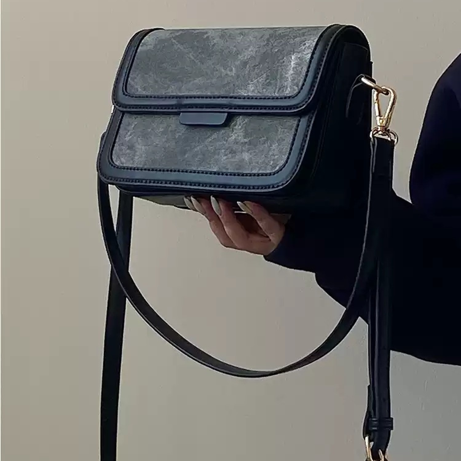 Vintage Color-Block Versatile Shoulder Crossbody Small Bag BG0008
