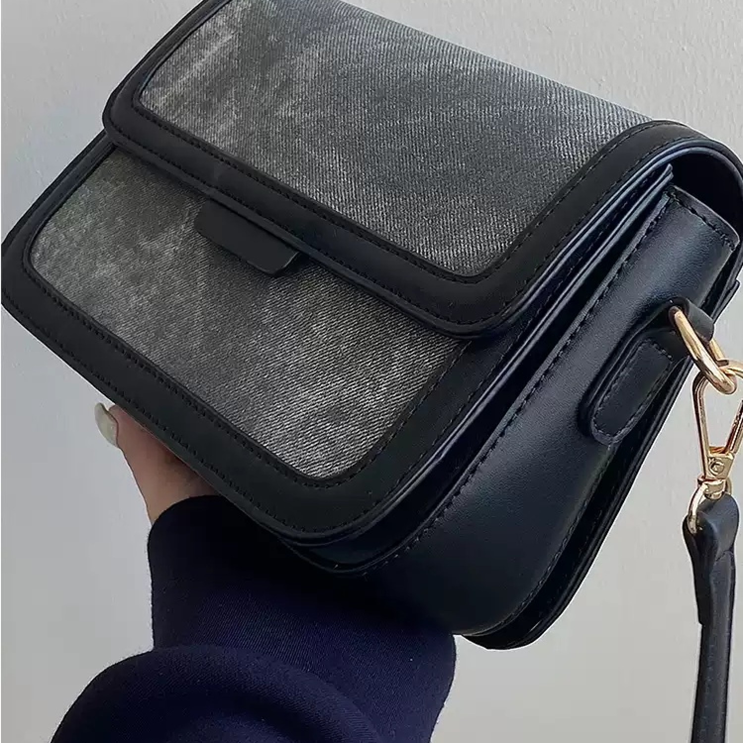 Vintage Color-Block Versatile Shoulder Crossbody Small Bag BG0008